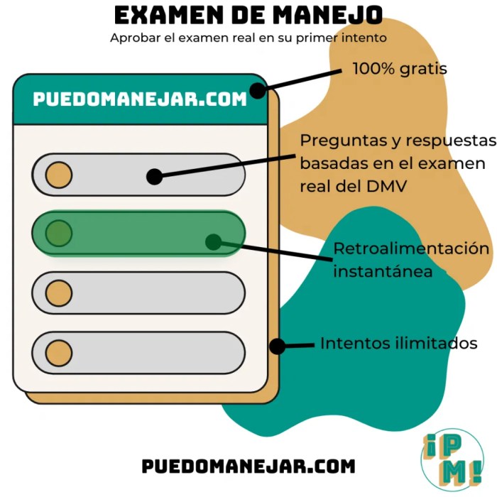 Examen de manejo nevada 2023