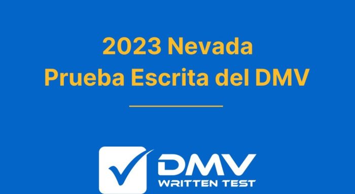 Examen de manejo nevada 2023