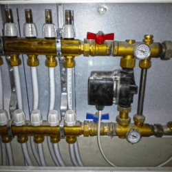 Components of hydronic heating system