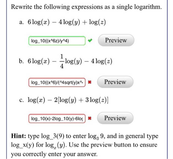 Solved expressions rewrite following transcribed problem text been show has answer