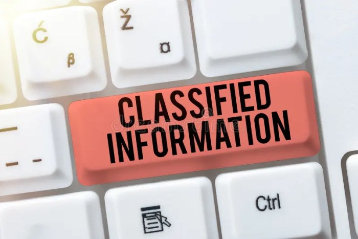 Unauthorized disclosure of classified information answers